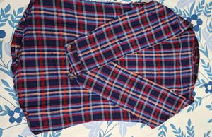 Plaid Button-Down Shirt