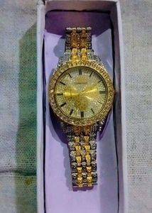 Gold &amp; Silver Tone Statement Watch