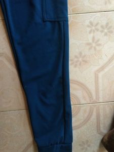 Navy Blue Cargo Sweatpants