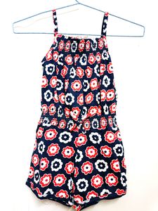 Jumpsuit In Cotton Print For 1 To 2 Year