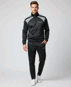 Men's Black Tracksuit Set