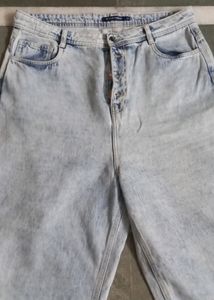 Fame Forever By Lifestyle Wide Leg Jeans To Fit 34 Waist