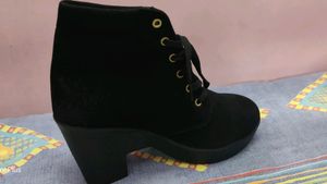 Casual Outdoor High Heel Ankle Boots