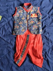 Denim Dungaree Set with T-shirt