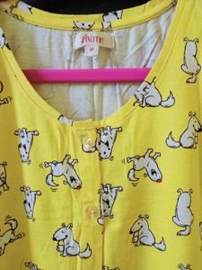 💫Cute Yellow 💛 Short Nightdress
