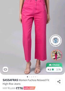 💗Sassafras High Rise Jeans For Women
