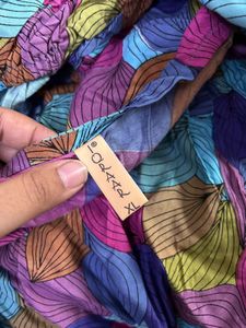Iqraar Floral Purple Dress