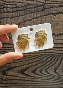 Assymetric Shape Korean Earrings