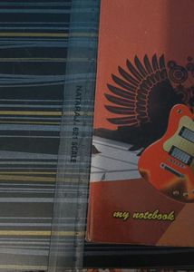Combo Of 5 Rough Exercise Notebooks!!Black Pages!!
