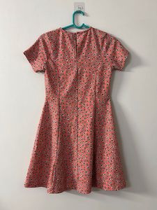 Peach Cute A Line dress