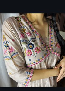 Rich fabric - Alia cut Blush pink kurta set