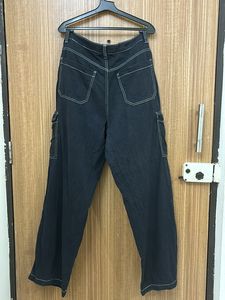 Black Cargo Jeans For Women