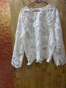 Lace Blouse - White
