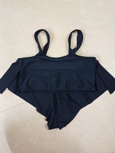 Black Bikini Top Kum Crop T