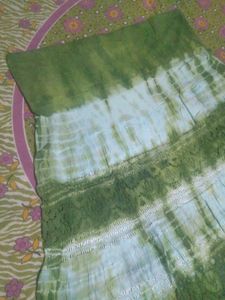 Green Tie-Dye Ethnic Skirt