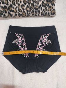 Floral Embroidered Briefs