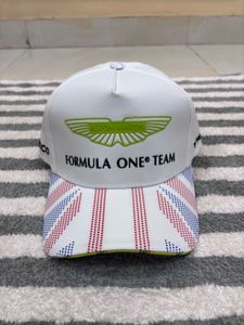 Aston Martin F1 X BOSS Unisex White Baseball Cap