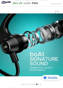 ✅✅BOAT ROKERZ EARPHONE ✅