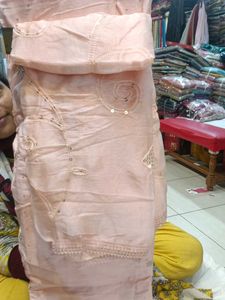 Elegant Embroidered Dress Material