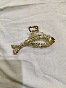 2 Fish Metal Claw Clip
