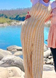 Striped Jumpsuit