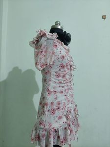 Pinterest Floral Chiffon Dress