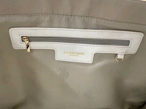 US Polo Assn. Off White Tote Bag