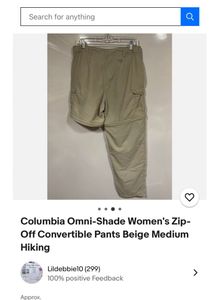 Columbia  Zip-Off Convertible Pants(Unisex)