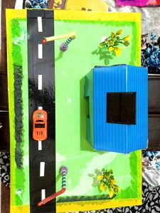 Handmade Traffic Scenery Model