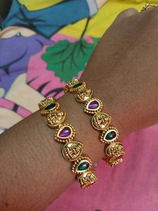 Lakshmi Bangle With Multistone. New 2.6