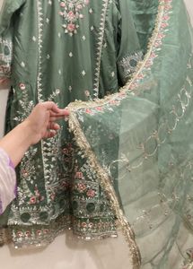 Elegant Green Kurta Set