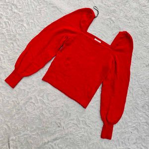 Red H&amp;M Long Sleeve Top