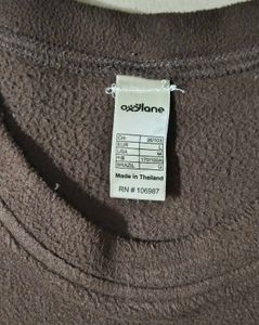 Woollen Brown Long Sleeve Top