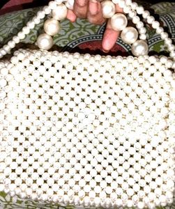 Beaded Clutch Pearl 🦪
