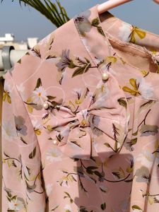 Floral Bow Top