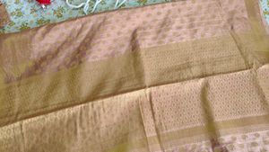 Light Cream Colour Saree