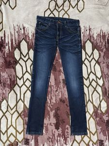 Dark Blue Denim Jeans