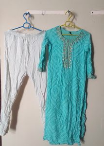 Cotton Kurti With Cotto
