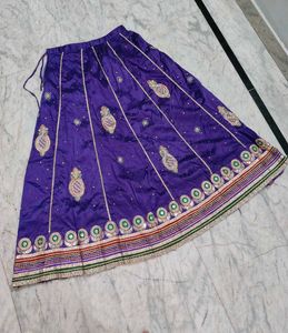 Purple Lehenga 3 Piece Set Classic