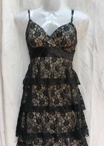 Elegant Black Lace Dress