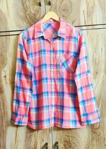 Check Design Cotton Shirt Size-36-38