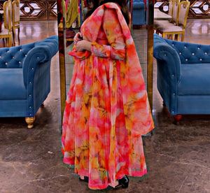 Elegant Floral Anarkali Suit