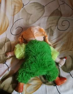 Furry Doll With Feeding bottle