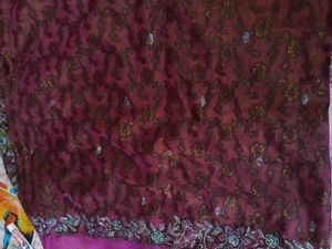 Elegant Maroon Saree