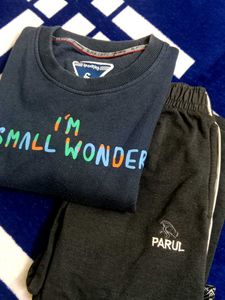 kids winter wear lower and sweatshirt