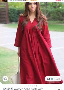 Elegant Red Kurta Set