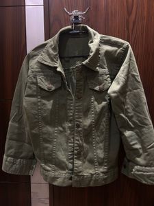 Green Denim Jacket