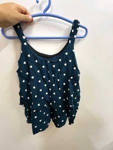 Heart Print Tank Top