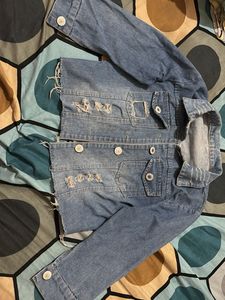 Distressed Denim Jacket