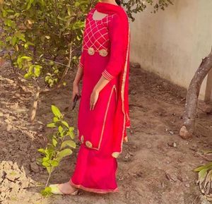 Elegant Pink Kurta Sharara Set